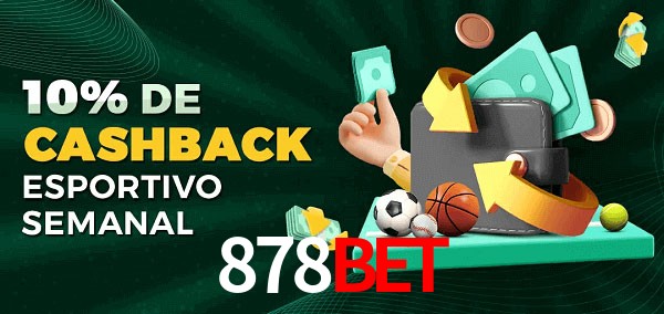 10% de bônus de cashback na 878Bet